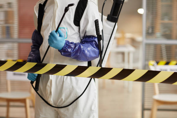 Professional Hoarding Cleanup technician working in Russellville, AR